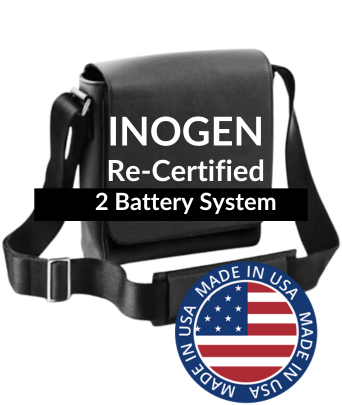 Inogen Recertified Portable Oxygen Concentrator 2 Battery System Oximedical Inogen Portable Oxygen Concentrator
